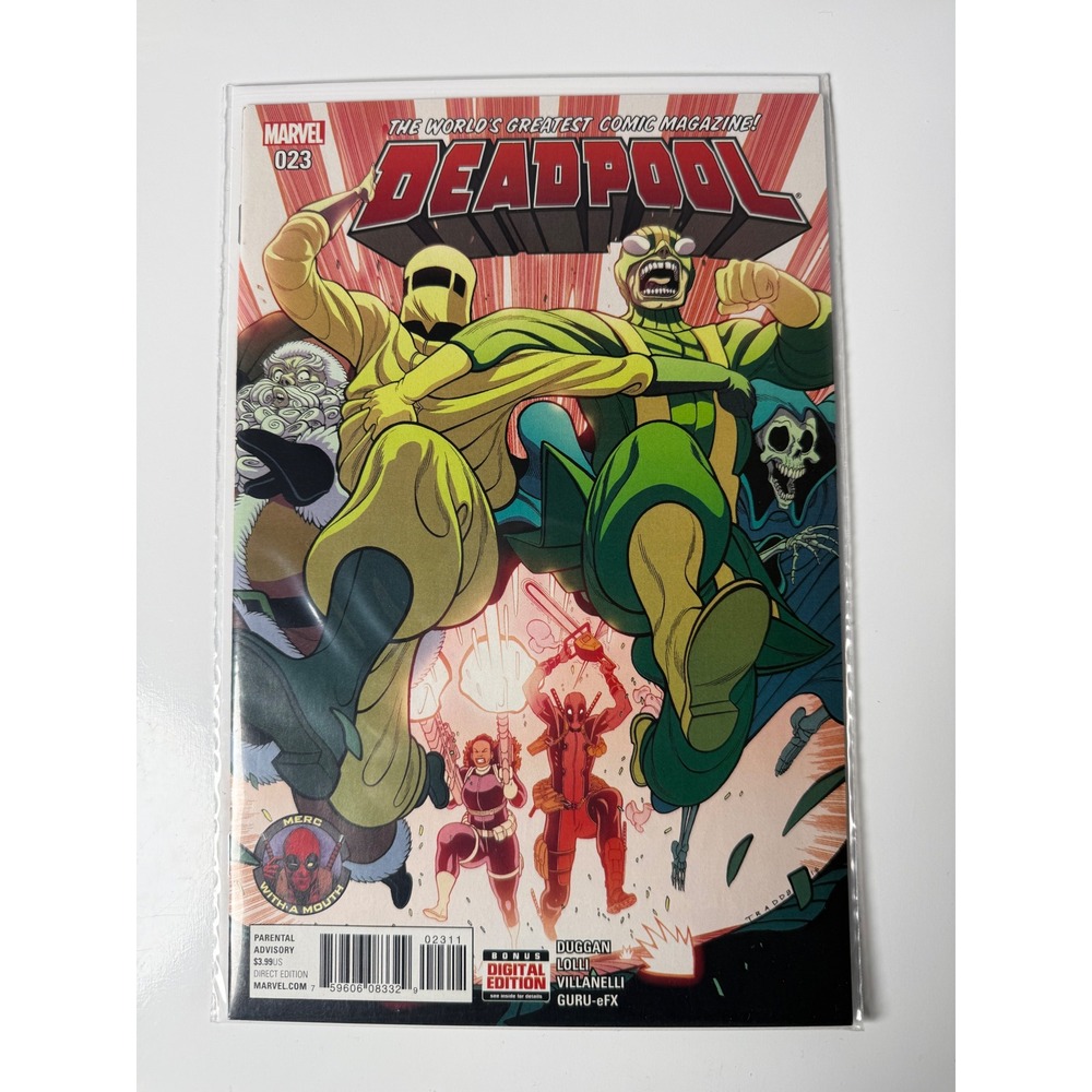 Marvel Deadpool 23 Comic Book 2015 Series Gerry Duggan Tradd Moore Cover 2017